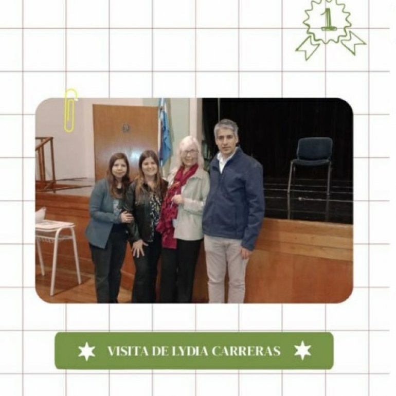 VISITA DE LYDIA CARRERAS